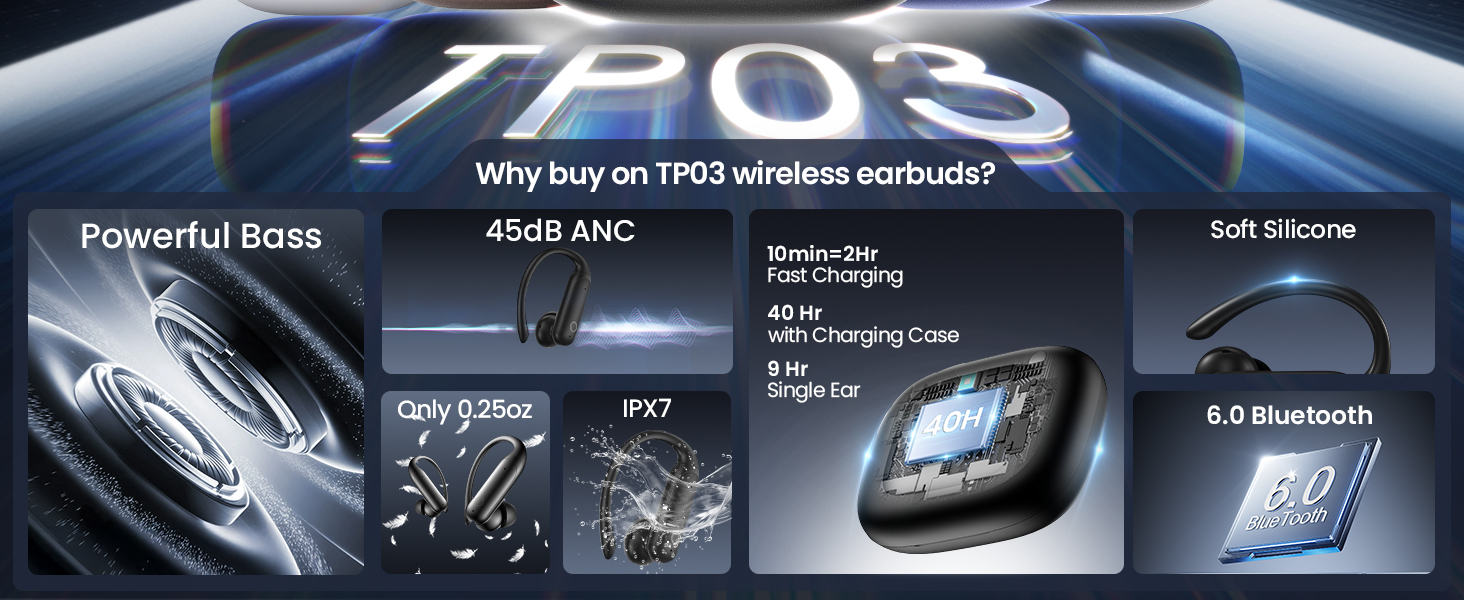 Latest wireless earbuds with touchscreen for sports