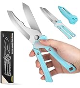 Heavy Duty Kitchen Shears,Multipurpose for Scissors&amp;Knife,Stainless Steel Shears for Powerful Cut...