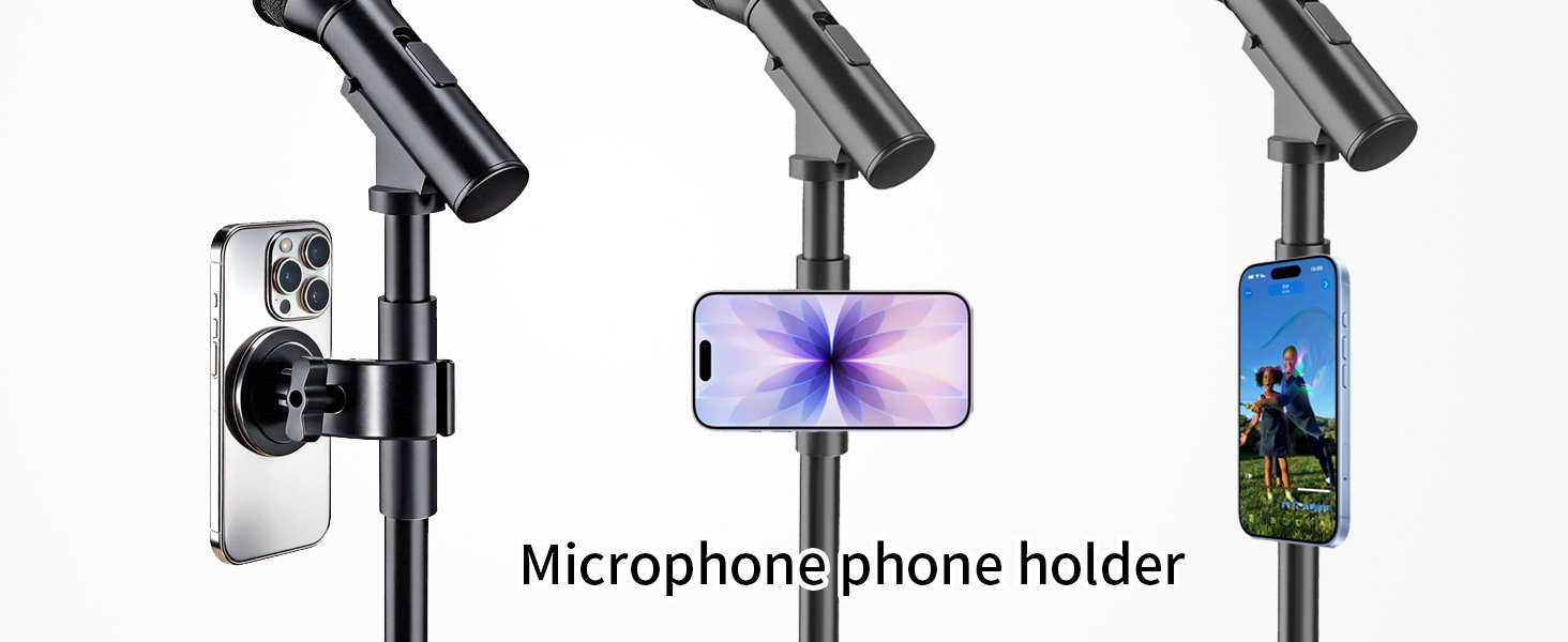Magnetic Phone Holder Clamp Mount