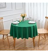 FINDYOU Hunter 6 Pack Round 60 Inch Tablecloth, Premium Polyester Table Cloth Washable Table Cove...