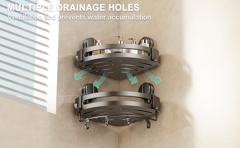 shower organizer suction cup