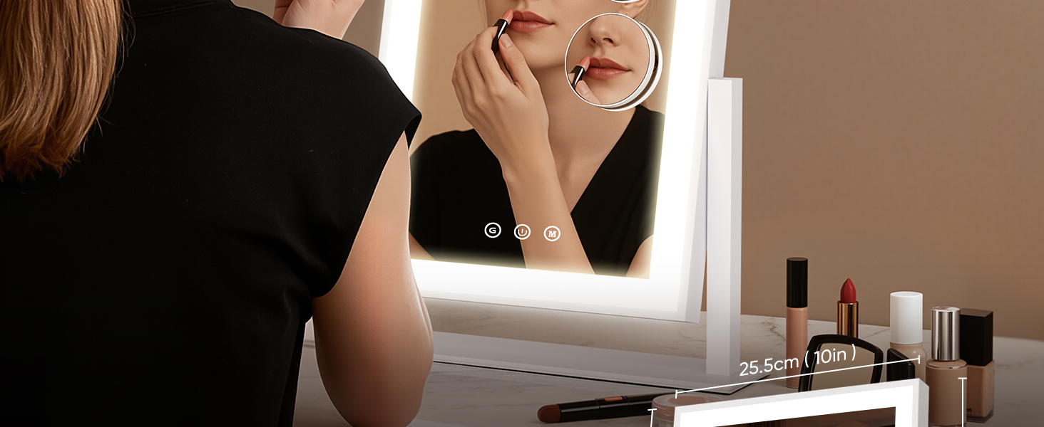 vanity mirror with light