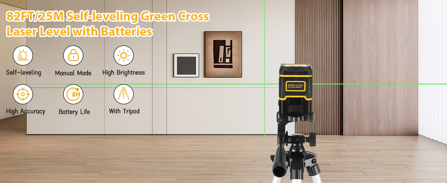 Self-leveling Green Cross Laser Level