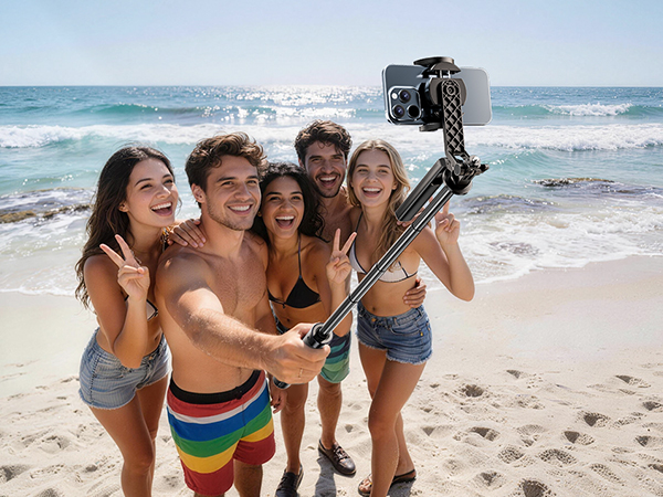 selfie stick tripod with remote