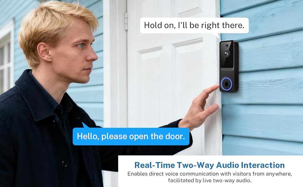 Built-in Two-Way Audio