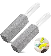 2 Pack Toilet Cleaner Hard Water Build up Remover with Ergonomic Handle, Toilet Bowl Stain Ring R...