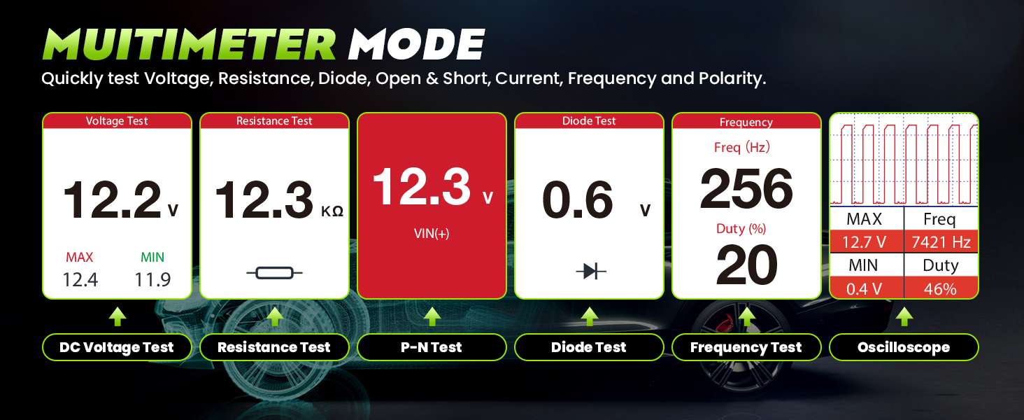  Circuit Tester Multimeter Mode