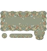 iCasso Desk Mat Set,Large Mouse Pad with Wrist Rest,Ergonomic Keyboard Wrist Support for Women,Gi...