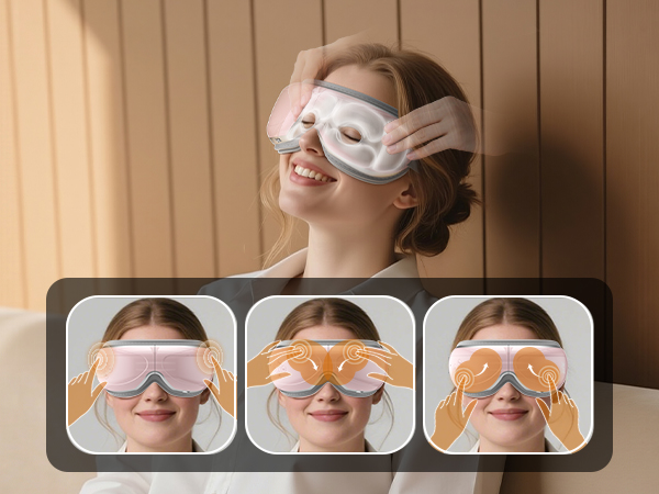 bob and brad eye massager with heat christmas gifts eye mask face massager migraine relief product