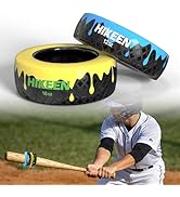 Hikeen Baseball and Softball Bat Weights - 12oz &amp; 16oz Baseball Drip Bat Donut for Swing Training...