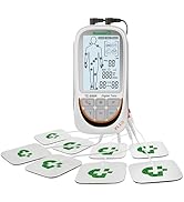 TESMED Rechargeable 3-in-1 TENS Unit EMS Muscle Stimulator &amp; Muscle Massager, Designed for Pain R...