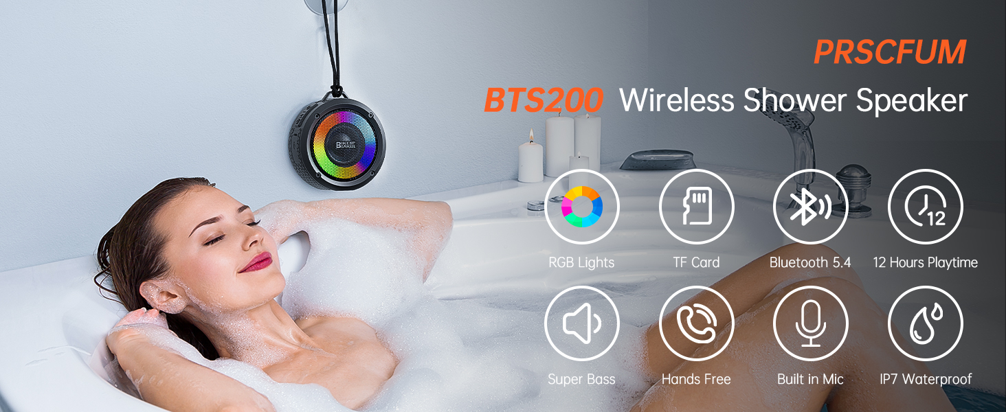 Bluetooth Shower Speaker