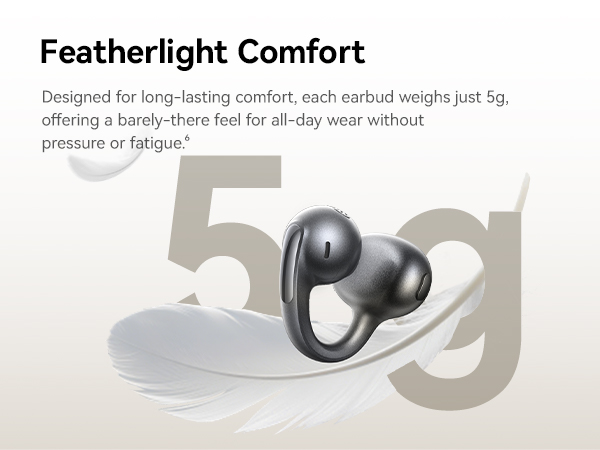 clip on ear buds lightweight