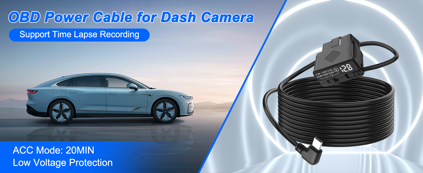 OBD Power Cable for Dash Camera