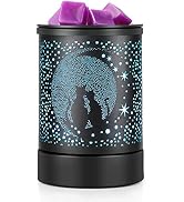 inrorans Cat Aroma Electric Wax Warmers 7 led Colour Auto Changing Nightlight Pet Oil Wax Melter ...