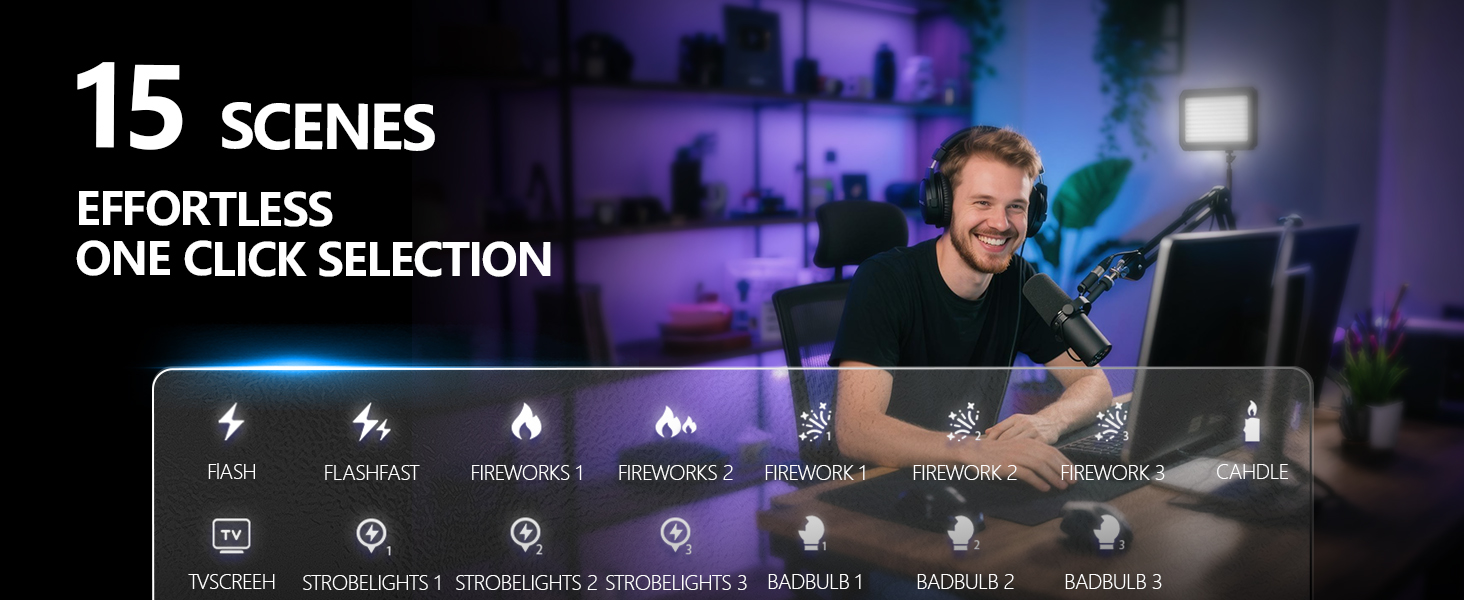 Lightweight Video Light