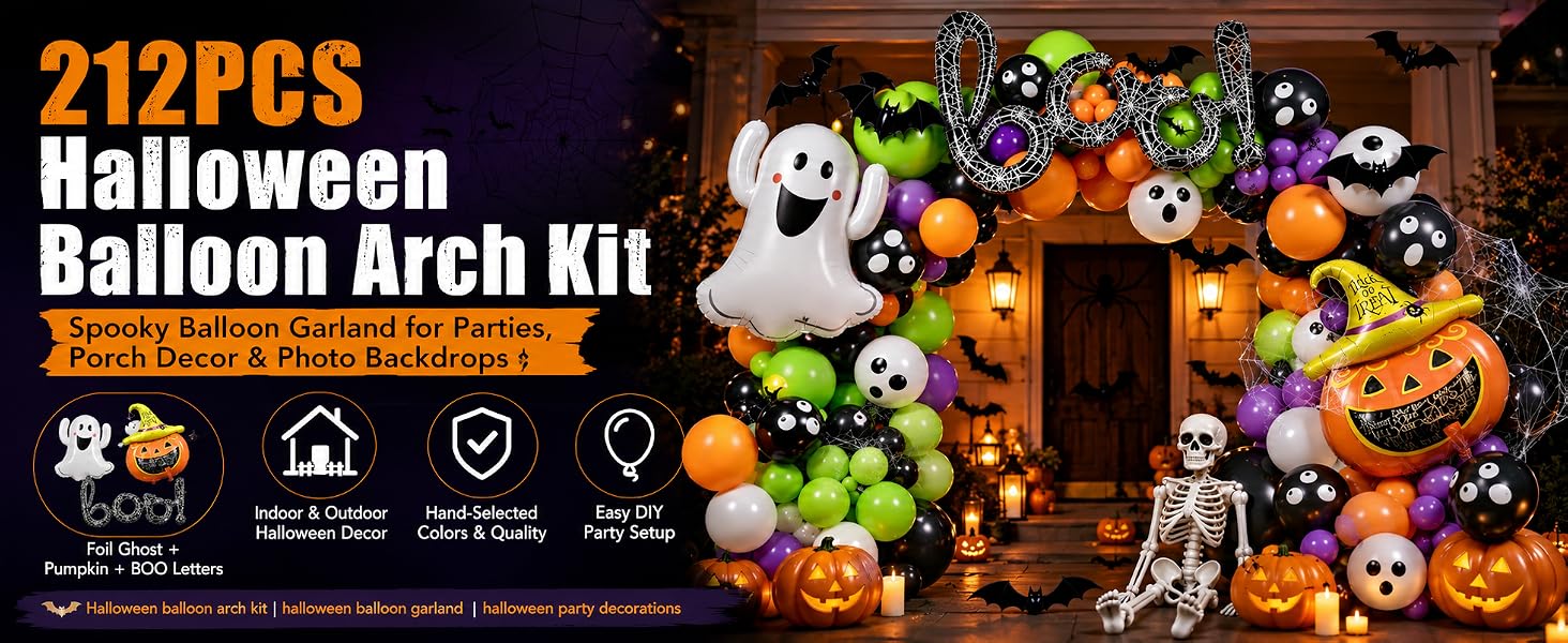 Halloween Balloon Arch