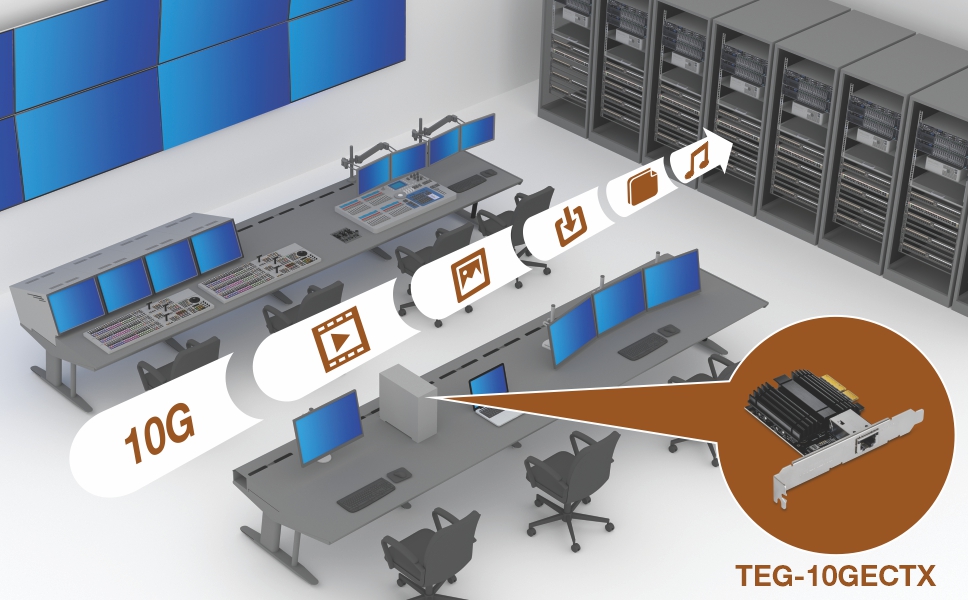TRENDnet’s 10G PCIe Network Adapter, model TEG-10GECTX