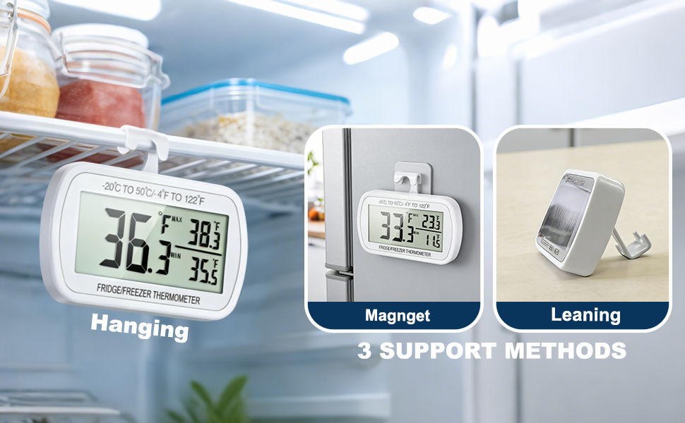 fridge thermometer 2 pack