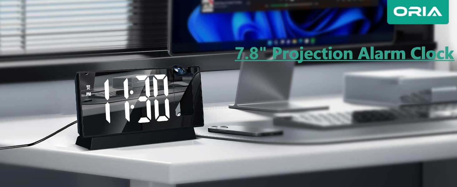 Projection Alarm Clock, Digital Clock
