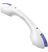 KEKOY 17.5 Inch Heavy Duty Suction Grab Bar for Bathtub &amp; Shower - No Drilling Safety Handle with...