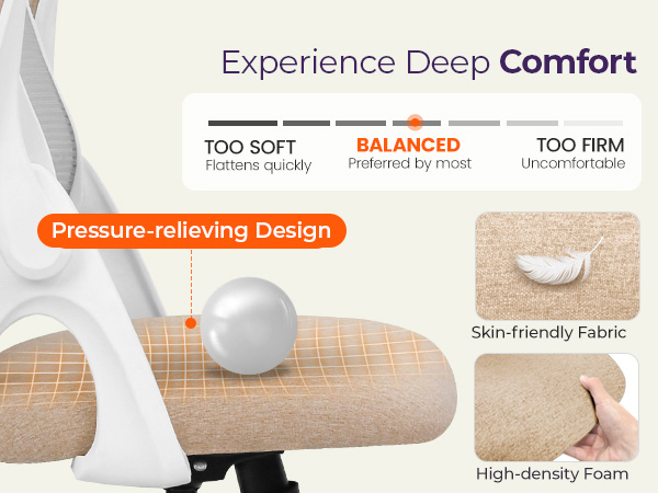 Bionic-Curved Design Chair for Support