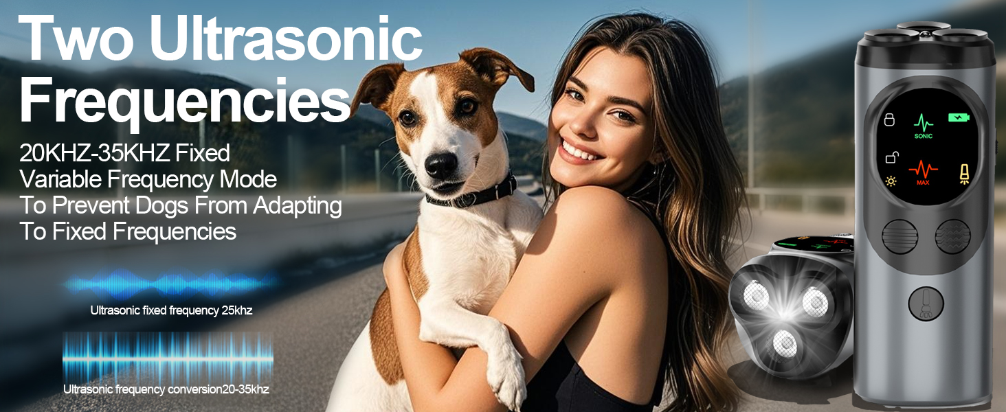 Dog Sonic Bark Deterrents Devices Ultrasonic Anti Barking Device for Dogs Bark Deterrent