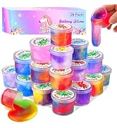 20 Pack Galaxy Slime, Slime Party Favors for Kids Slime Goodie Bag Easter Basket Stuffers Birthda...