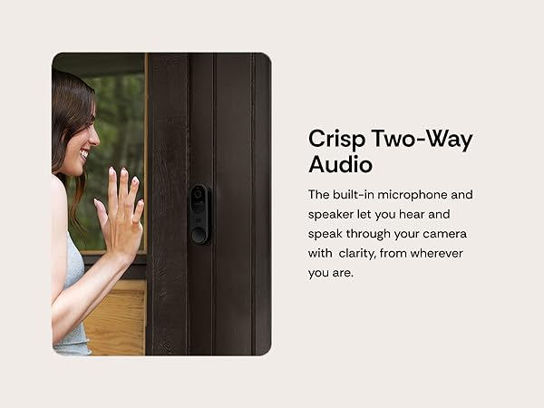 Smart Video Doorbell Camera Wireless, AI Human Detection and Instant Alerts, Night Vision
