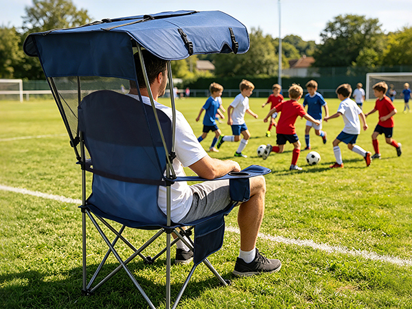 lawn chair with shade