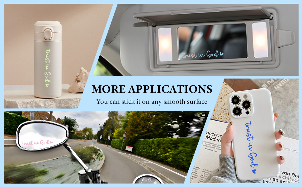 It is also compatible with most smooth surfaces, such as walls, mirrors, and laptops.