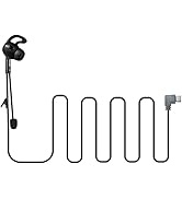EJEAS Referee Earpiece Headset Headphone Accessory with Microphone Suitable for V6C/V4C Plus Refe...