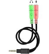 ENVEL 3.5mm Jack Cable Headset Adapter Kit CTIA for Laptop PS4 Smartphone Xbox One Tablet Earphon...