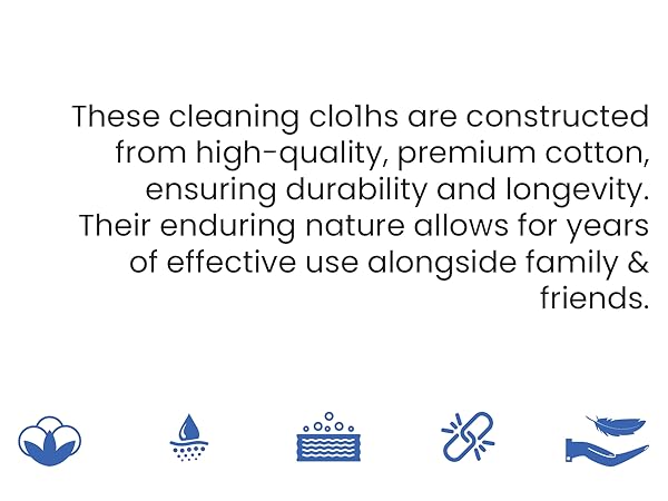 100% cotton terry towels cleaning cloths reusable cleaning cloth lint free multipurpose cleanings