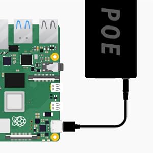uctronics usb-c poe splitter raspberry pi 4 1