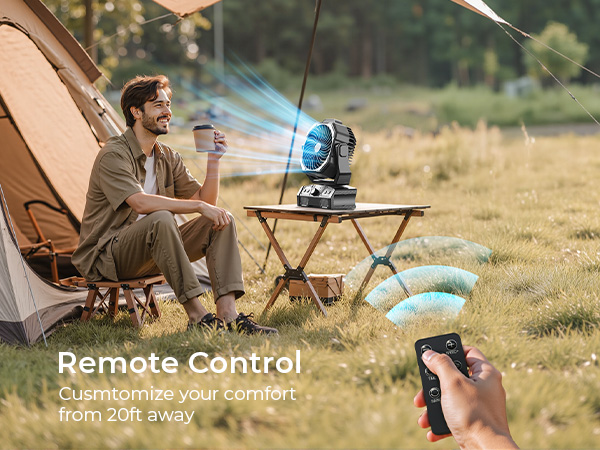 Camping Fan with 27H Work Hours