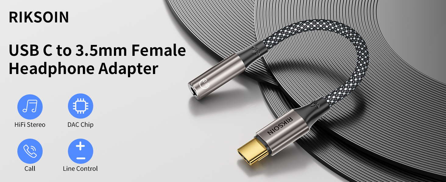 Type C to 3.5mm Female