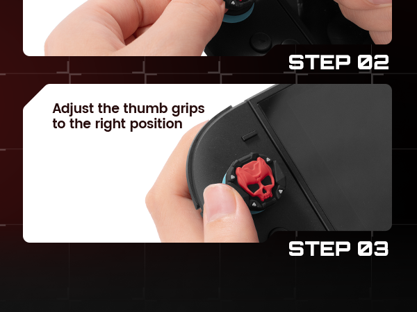 Skull Thumb Grips