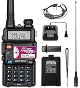 BAOFENG 5RX Ham Radio (Upgraded of UV-5R) Multi-Band Receiving Long Range Two Way Radio,AM/FM Rec...