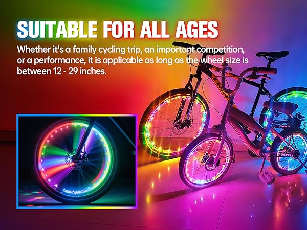 Bicycle wheel lights