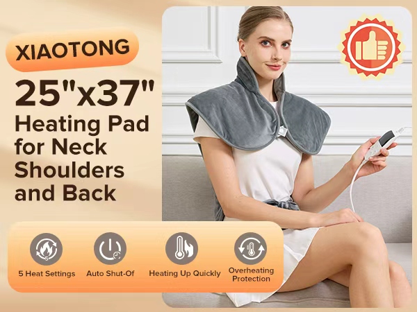 electric heating pad heating pad back heating pad for back pain relief