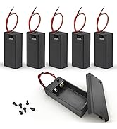 VWEICYY 6PCS 9V Battery Holder,9V Battery Holder with Switch,9 Volt Battery Holder with Leads,Wid...