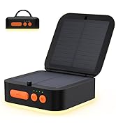 Sinvitron Camping Lantern, 5200mAh Rechargeable Lantern via Type-C and Solar Powered,1000LM, 5 Li...