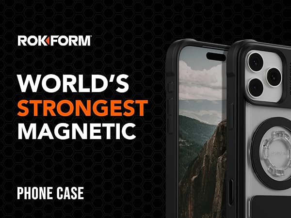 rokform iphone 17 clear pro max case; iphone 17 pro max crystal case rokform; iphone 17 pro max case
