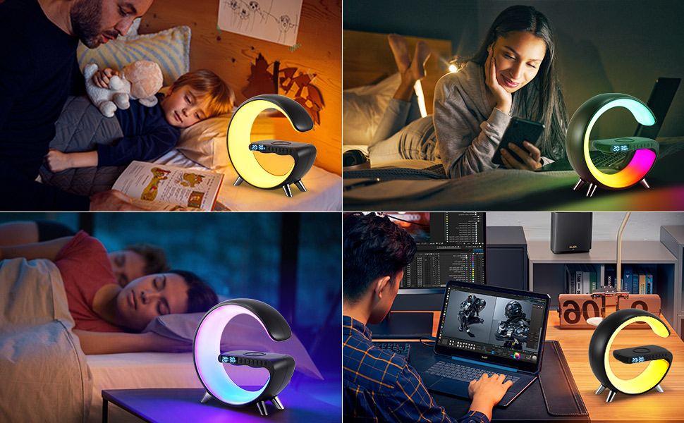 Wireless Charger Atmosphere Lamp