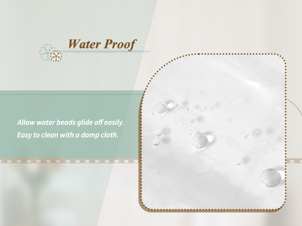 Water proof clear peva shower curtain liner 72 x 72
