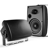 STUDIOFINIX 6.5 Inch 400W Outdoor Bluetooth Speakers Waterproof Wired, Wall Mount Speakers All-We...