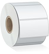 Misofuki 2.25x1.25 1000 Labels Rectangular White Direct Thermal Stickers Labels Roll Compatible w...