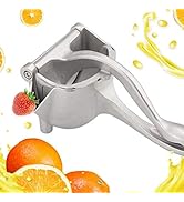 Manual Fruit Press Juicer, Heavy Duty Single Press Lemon Squeezer Premium Quality Metal Aluminum ...