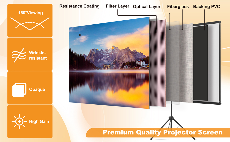 projector screen outdoor
